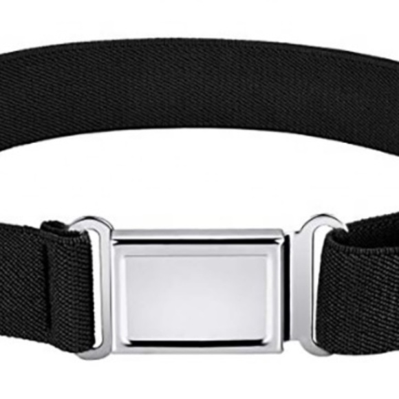 Black Stretch belt with magnetic buckle - Picture 1 of 4